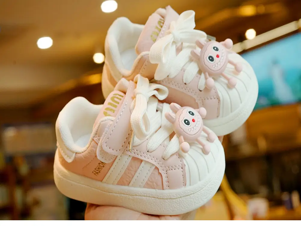 Toddler Shoes Pink Cartoon Soft Sole 1-2Y — feature 6