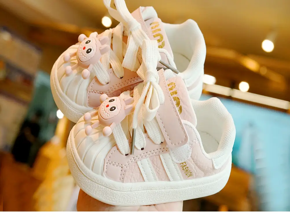 Toddler Shoes Pink Cartoon Soft Sole 1-2Y — feature 7