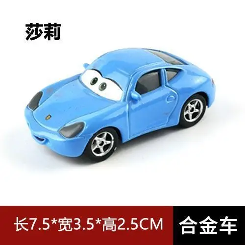 Cars Genuine Alloy Car Lightning Mcqueen Car Tooth Car King Road Tyrant Children's Toys Complete Set