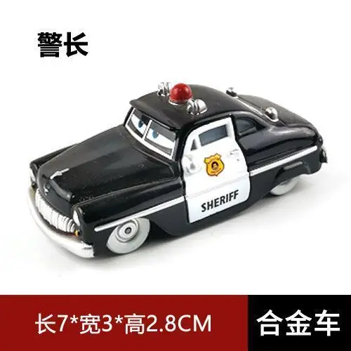 Cars Genuine Alloy Car Lightning Mcqueen Car Tooth Car King Road Tyrant Children's Toys Complete Set