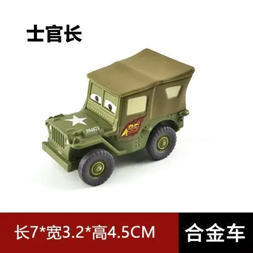 Cars Genuine Alloy Car Lightning Mcqueen Car Tooth Car King Road Tyrant Children's Toys Complete Set