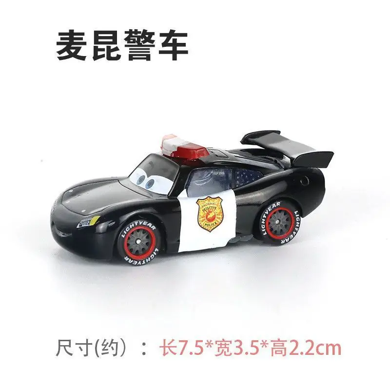 Cars Genuine Alloy Car Lightning Mcqueen Car Tooth Car King Road Tyrant Children's Toys Complete Set