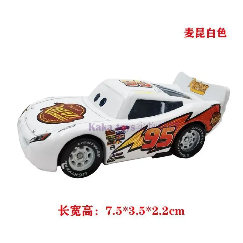 Cars Genuine Alloy Car Lightning Mcqueen Car Tooth Car King Road Tyrant Children's Toys Complete Set