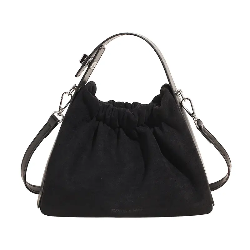 Trendy Pleated Shoulder Bag for Women Tan - Image 10