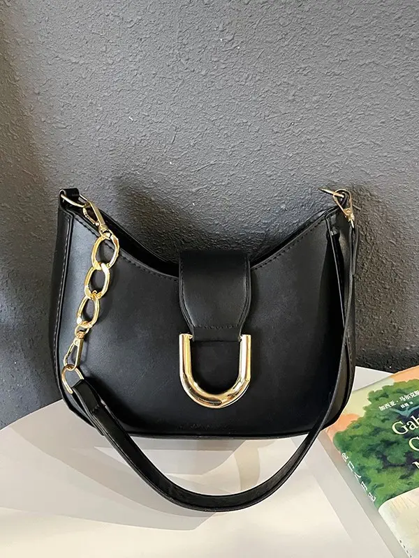 Retro Chain Shoulder Bag for Women Brown 2026 - Image 6