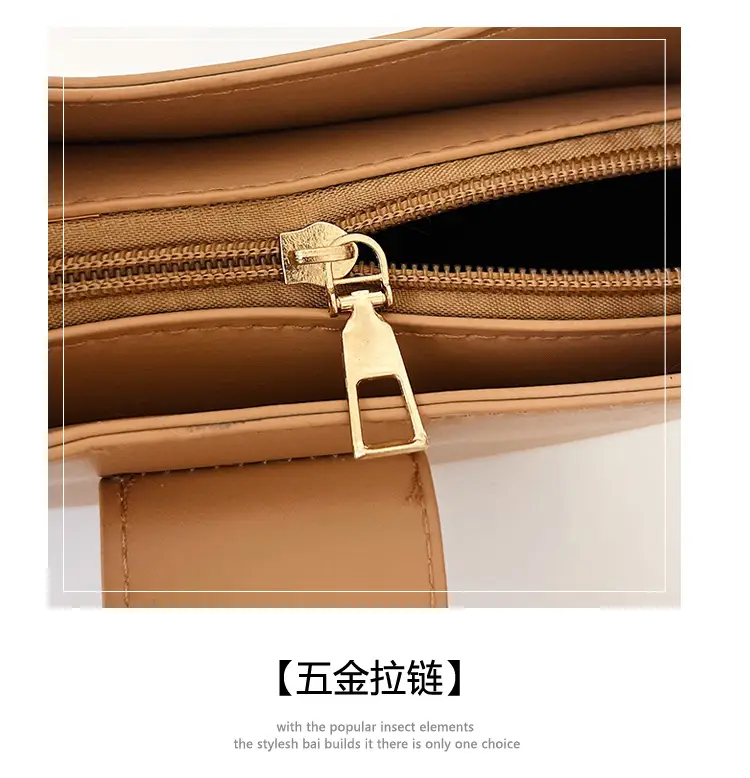 Retro Chain Shoulder Bag for Women Brown 2026 — feature 12