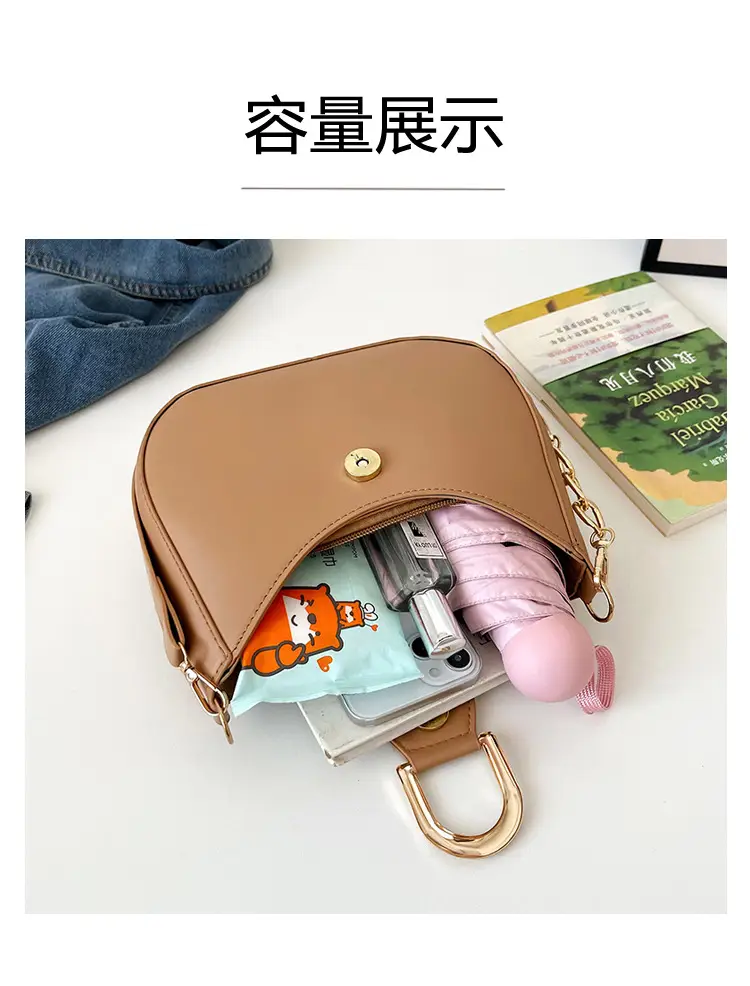 Retro Chain Shoulder Bag for Women Brown 2026 — feature 6