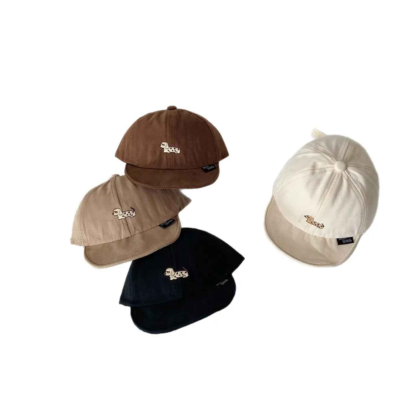 Infant Sun Hat Red Beige Peaked Cap Baseball Cap - Image 11