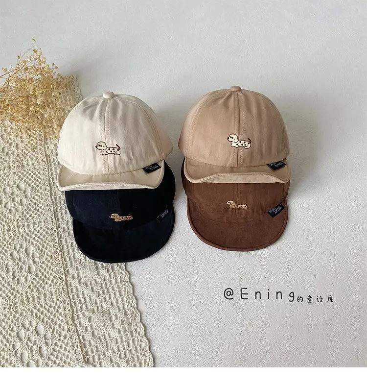 Infant Sun Hat Red Beige Peaked Cap Baseball Cap — feature 10