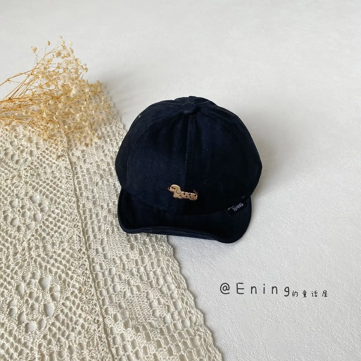 Infant Sun Hat Red Beige Peaked Cap Baseball Cap - Image 4