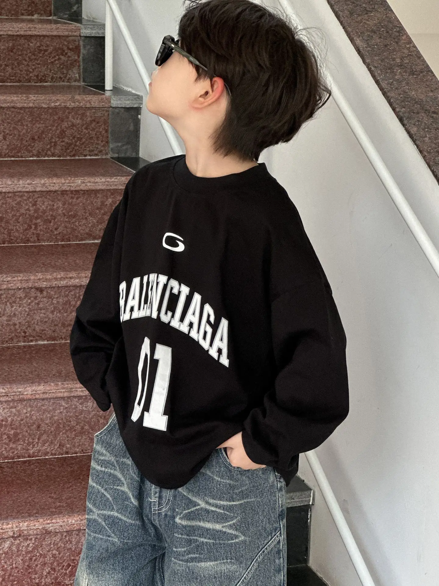 Boys Pure Cotton Sweatshirt Autumn Kids 2025 - Image 4