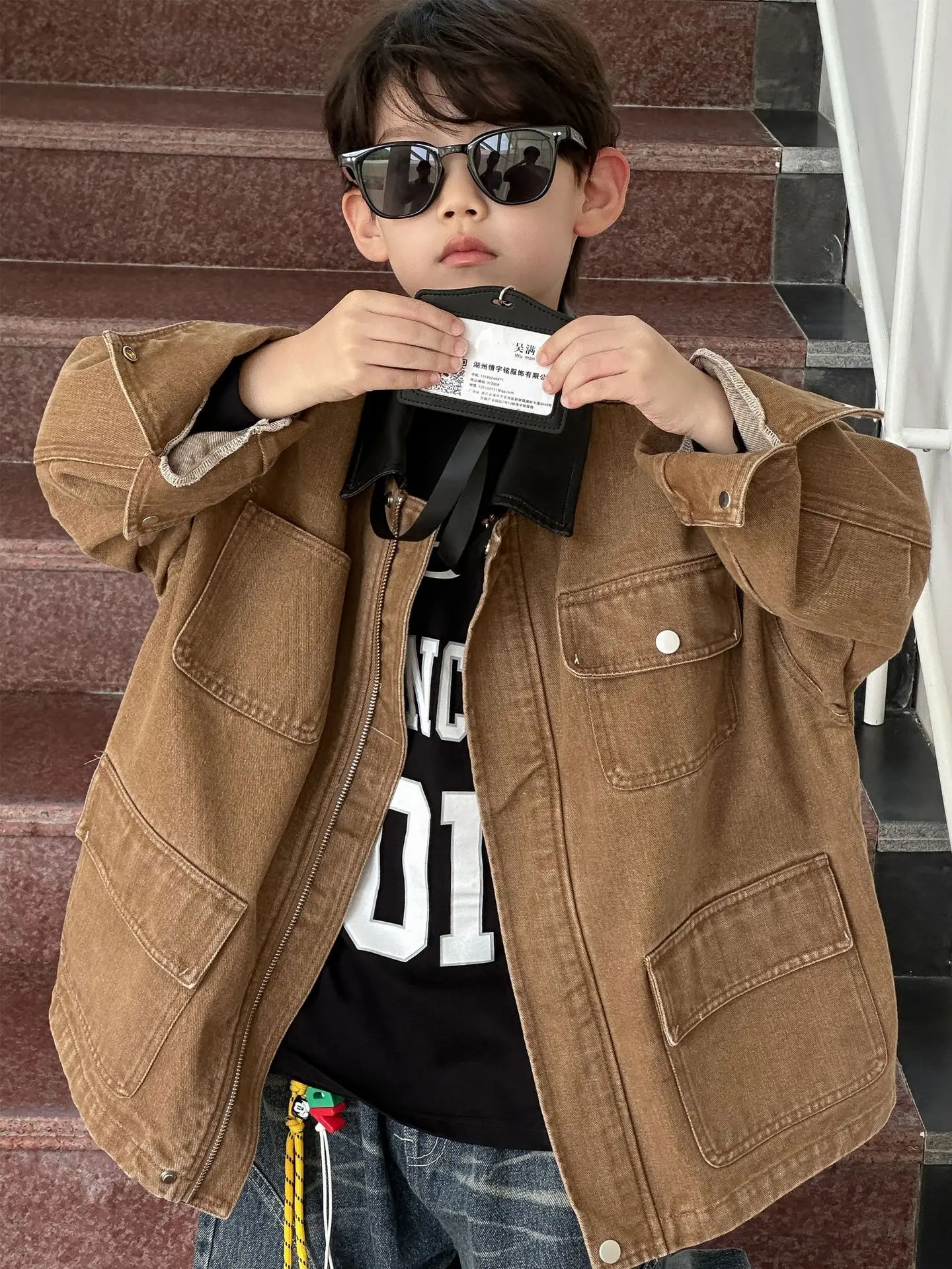 Boys Pure Cotton Sweatshirt Autumn Kids 2025 - Image 5