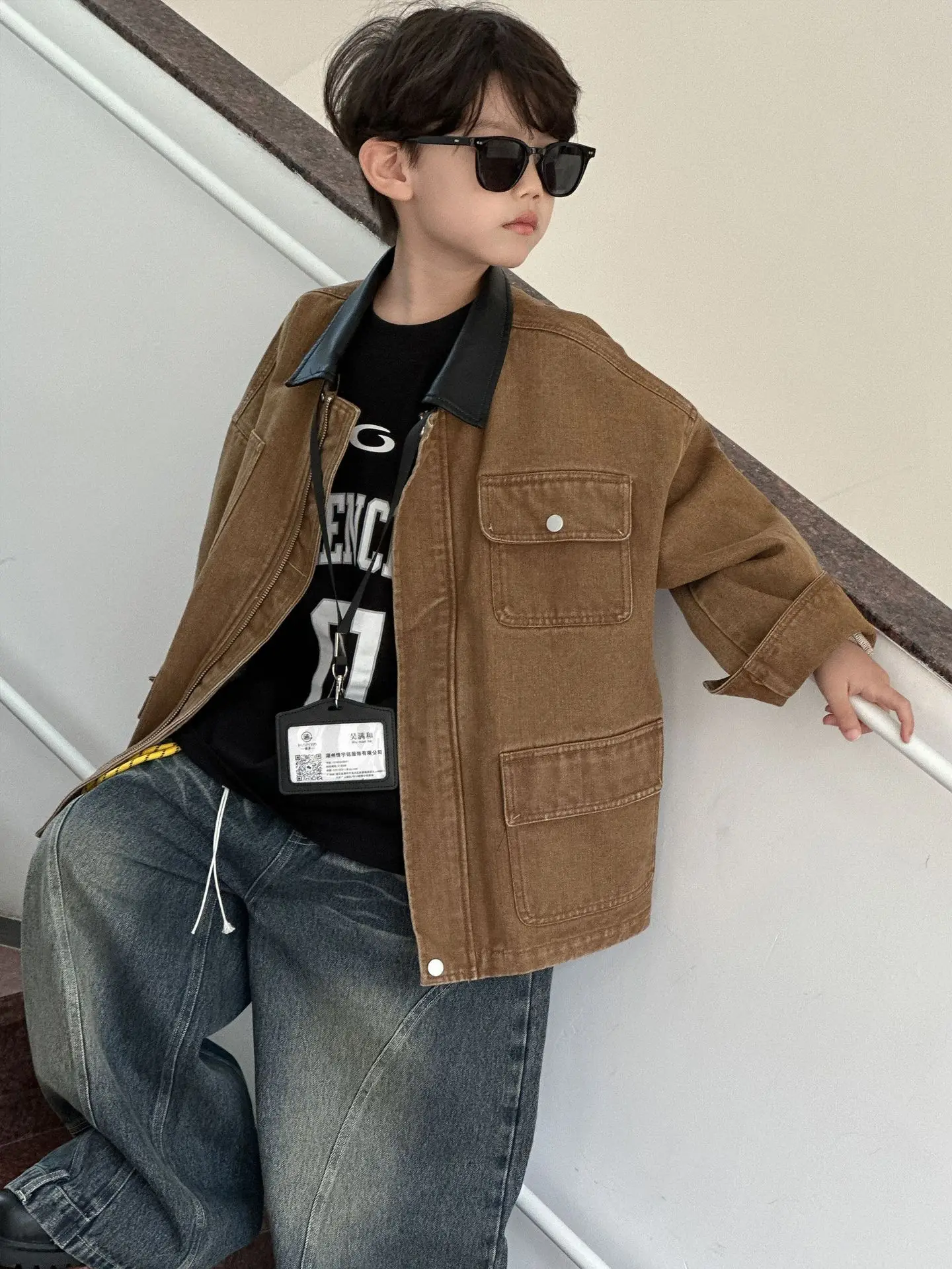 Boys Pure Cotton Sweatshirt Autumn Kids 2025 - Image 6