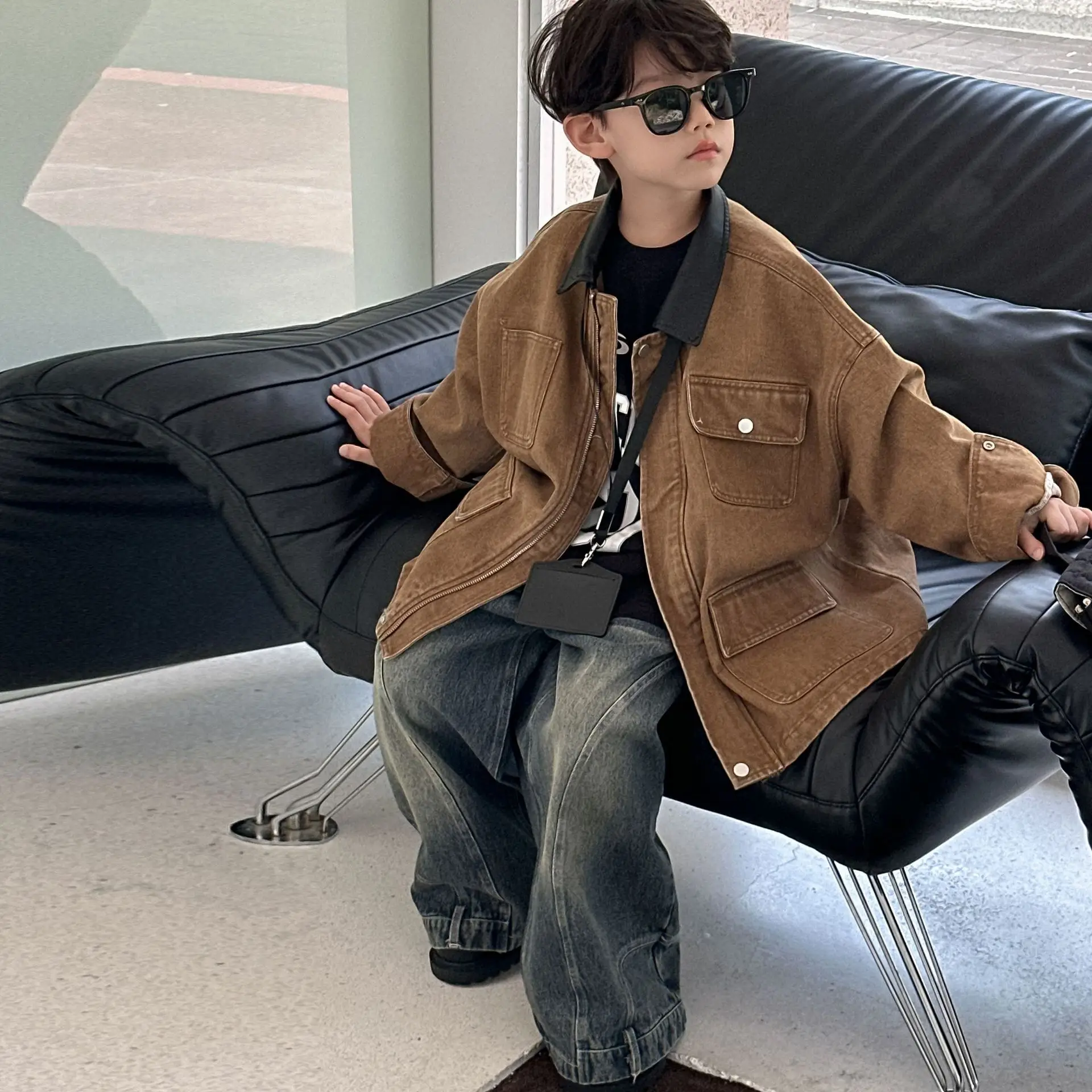 Boys Pure Cotton Sweatshirt Autumn Kids 2025 — feature 10