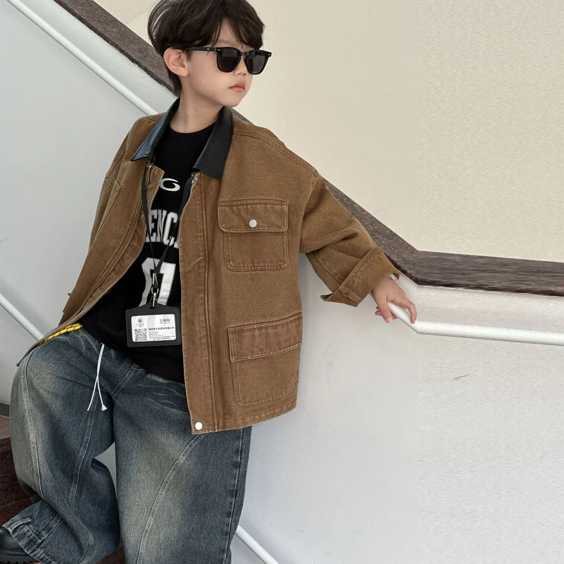 Boys Pure Cotton Sweatshirt Autumn Kids 2025 — feature 8