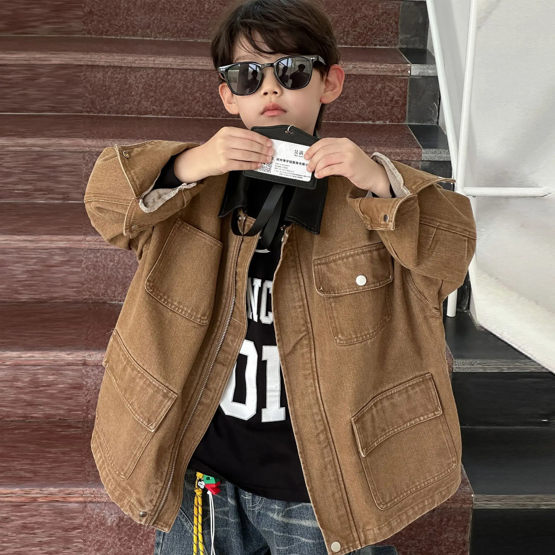Boys Pure Cotton Sweatshirt Autumn Kids 2025 — feature 9