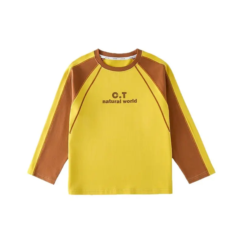 Cotton Long Sleeve T-Shirt for Boys Girls Autumn Breathable