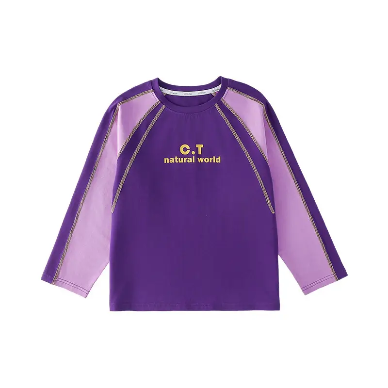Cotton Long Sleeve T-Shirt for Boys Girls Autumn Breathable