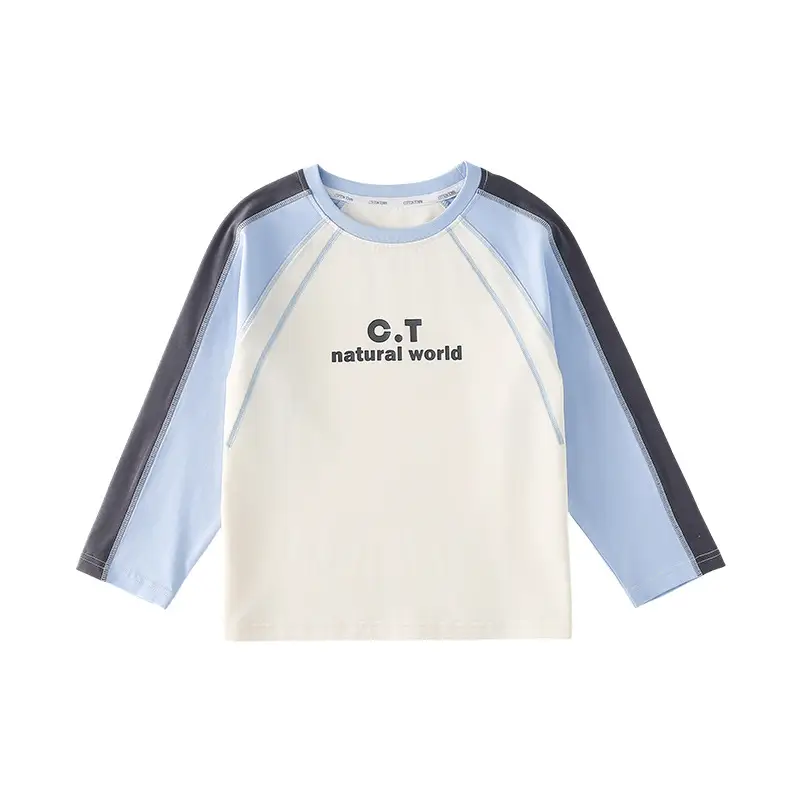 Cotton Long Sleeve T-Shirt for Boys Girls Autumn Breathable
