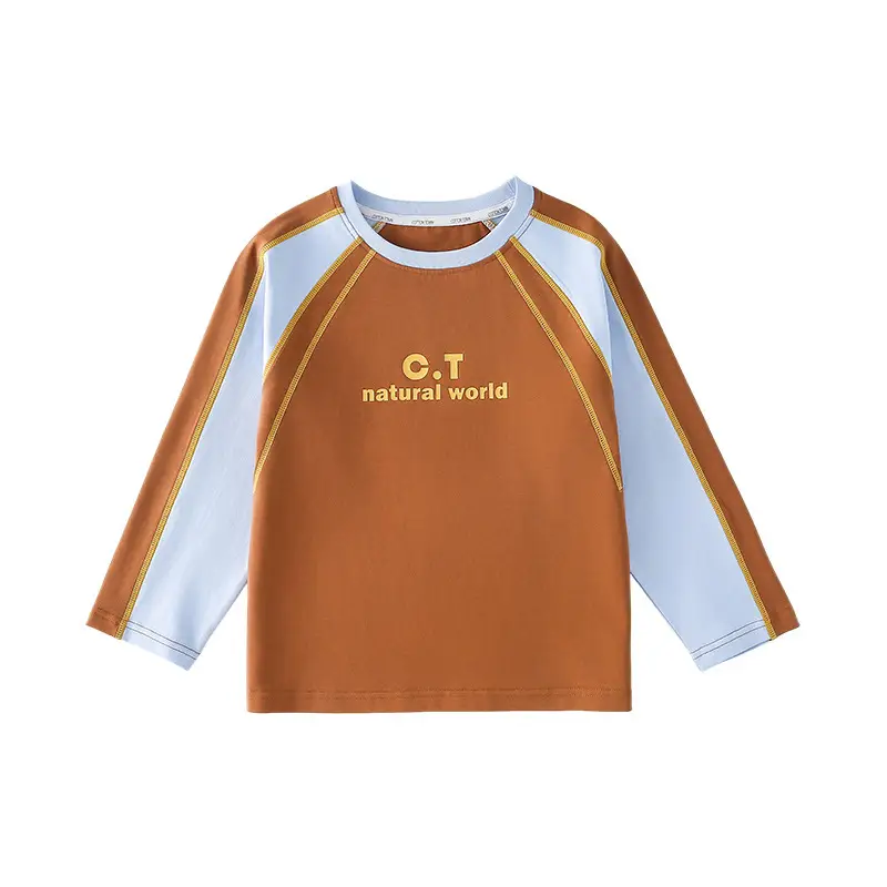 Cotton Long Sleeve T-Shirt for Boys Girls Autumn Breathable