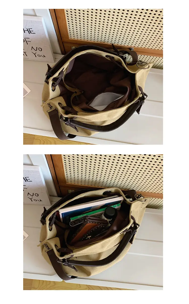 Large Capacity Canvas Shoulder Bag for Women — feature 6