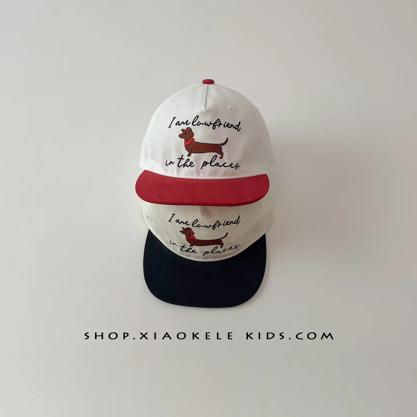 Children's American Flag Baseball Caps White Red Black - Image 5