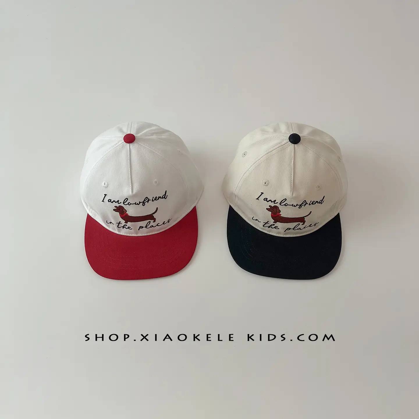 Children's American Flag Baseball Caps White Red Black - Image 6