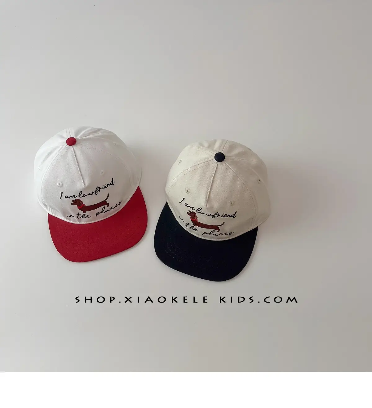 Children's American Flag Baseball Caps White Red Black — feature 5