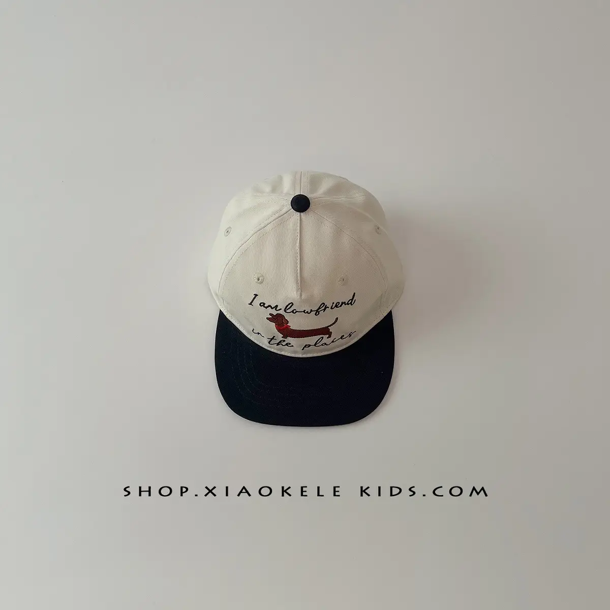 Children's American Flag Baseball Caps White Red Black - Image 2