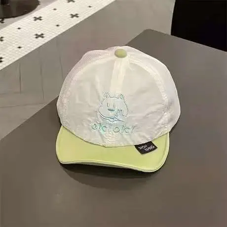 Baby Sun Hat with Duck Embroidery Yellow Cap - Image 7