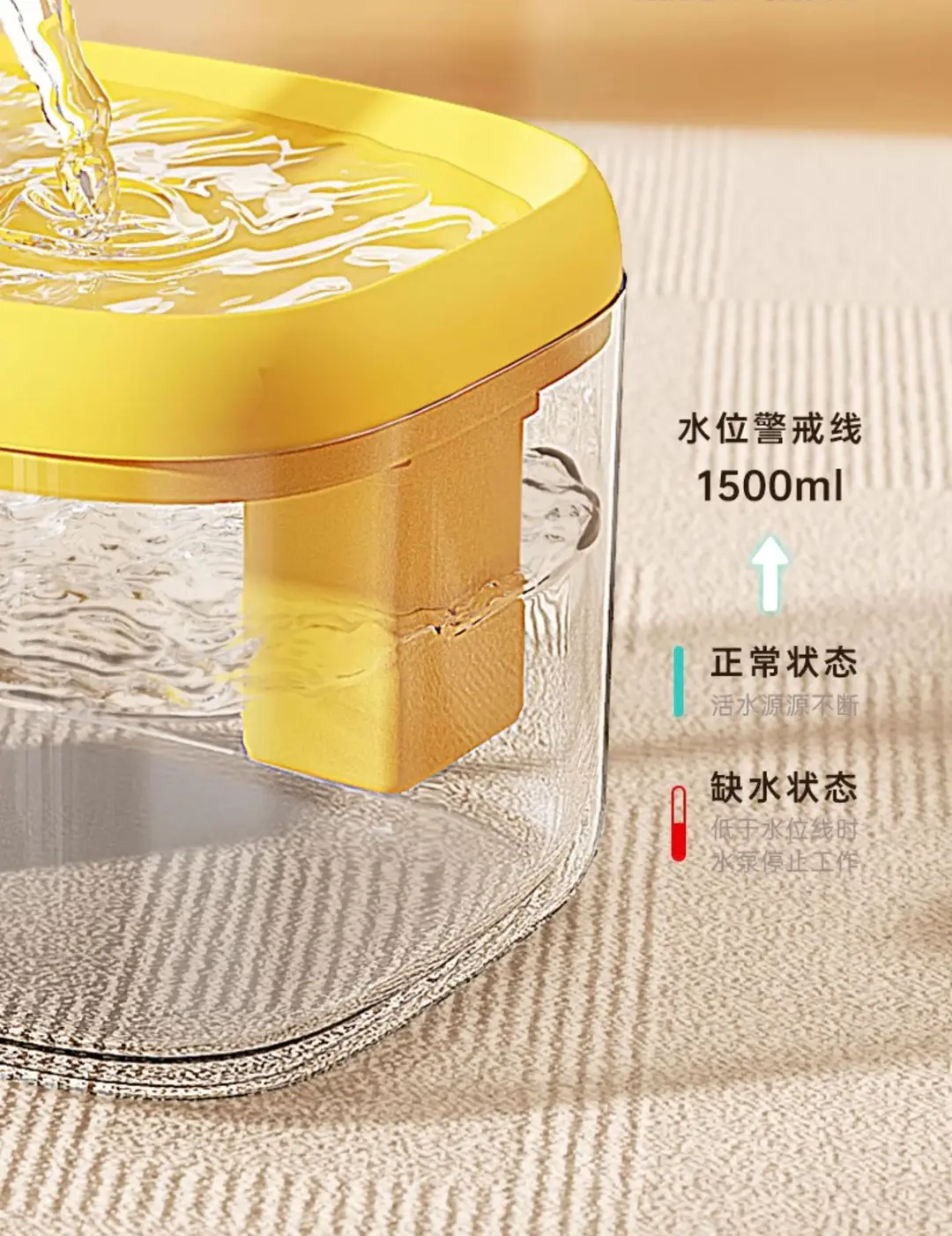 Automatic Cat Water Dispenser, Cat Drinking Fountain, Circulating Water Dispenser, Pet Water Feeder, Small Dog Water Bowl and Basin — feature 12