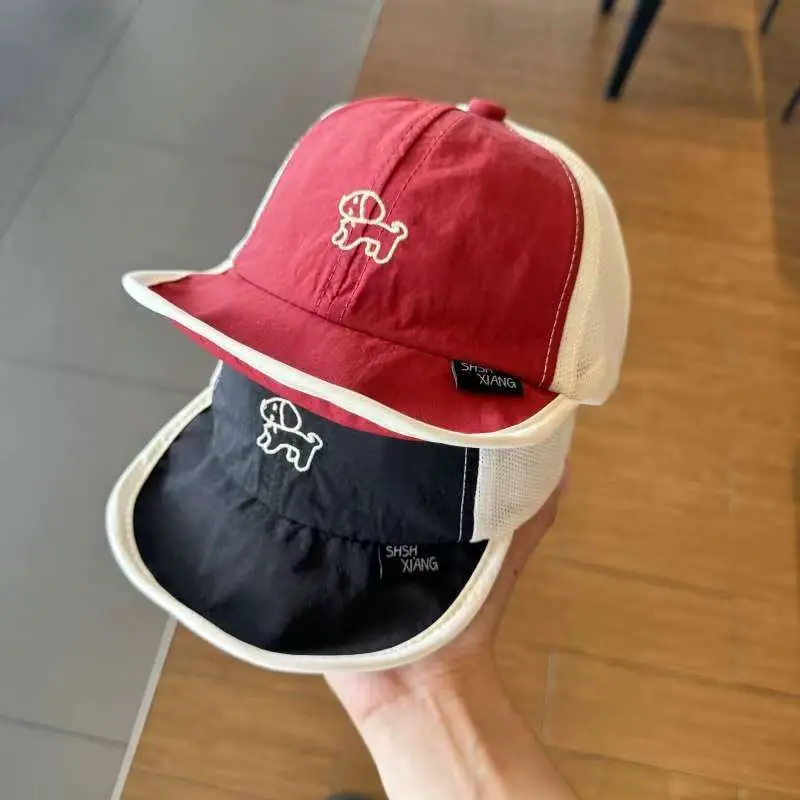 Baby Cap "FISHXiang" Cream Mesh Sunshade - Image 12