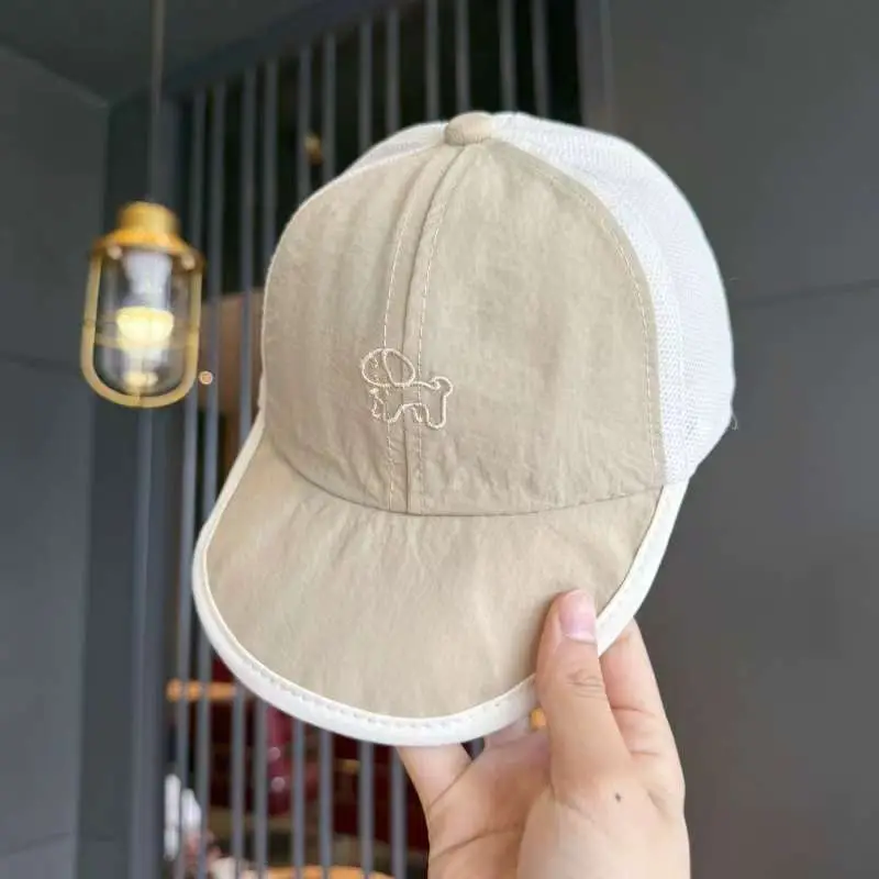 Baby Cap "FISHXiang" Cream Mesh Sunshade — feature 11
