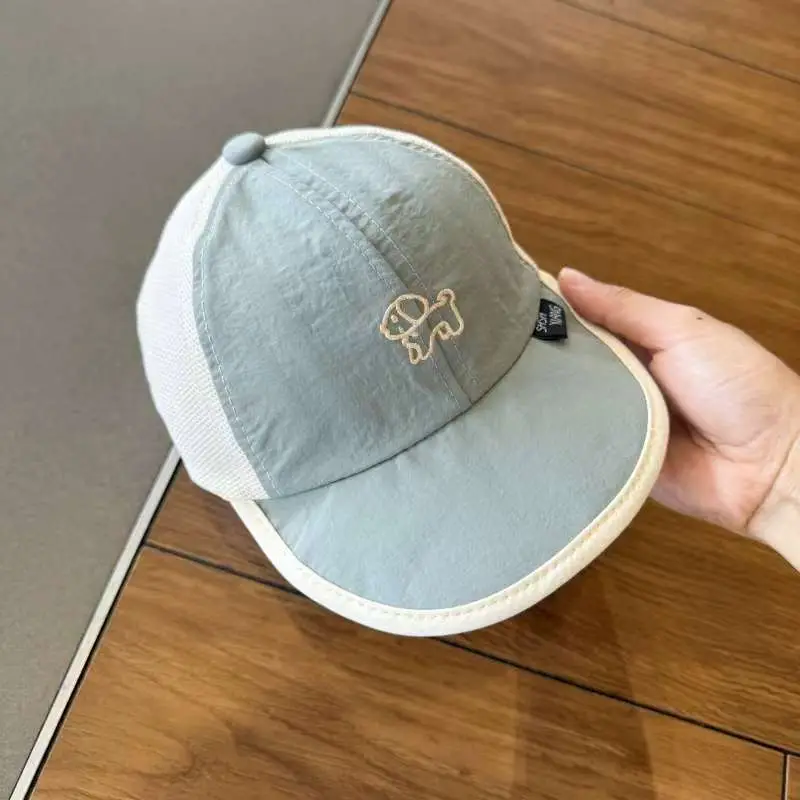 Baby Cap "FISHXiang" Cream Mesh Sunshade — feature 13