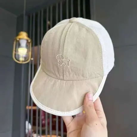 Baby Cap "FISHXiang" Cream Mesh Sunshade - Image 4