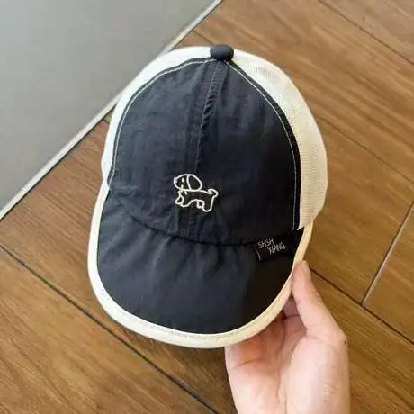 Baby Cap "FISHXiang" Cream Mesh Sunshade - Image 5