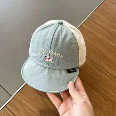 Baby Cap "FISHXiang" Cream Mesh Sunshade - Image 7