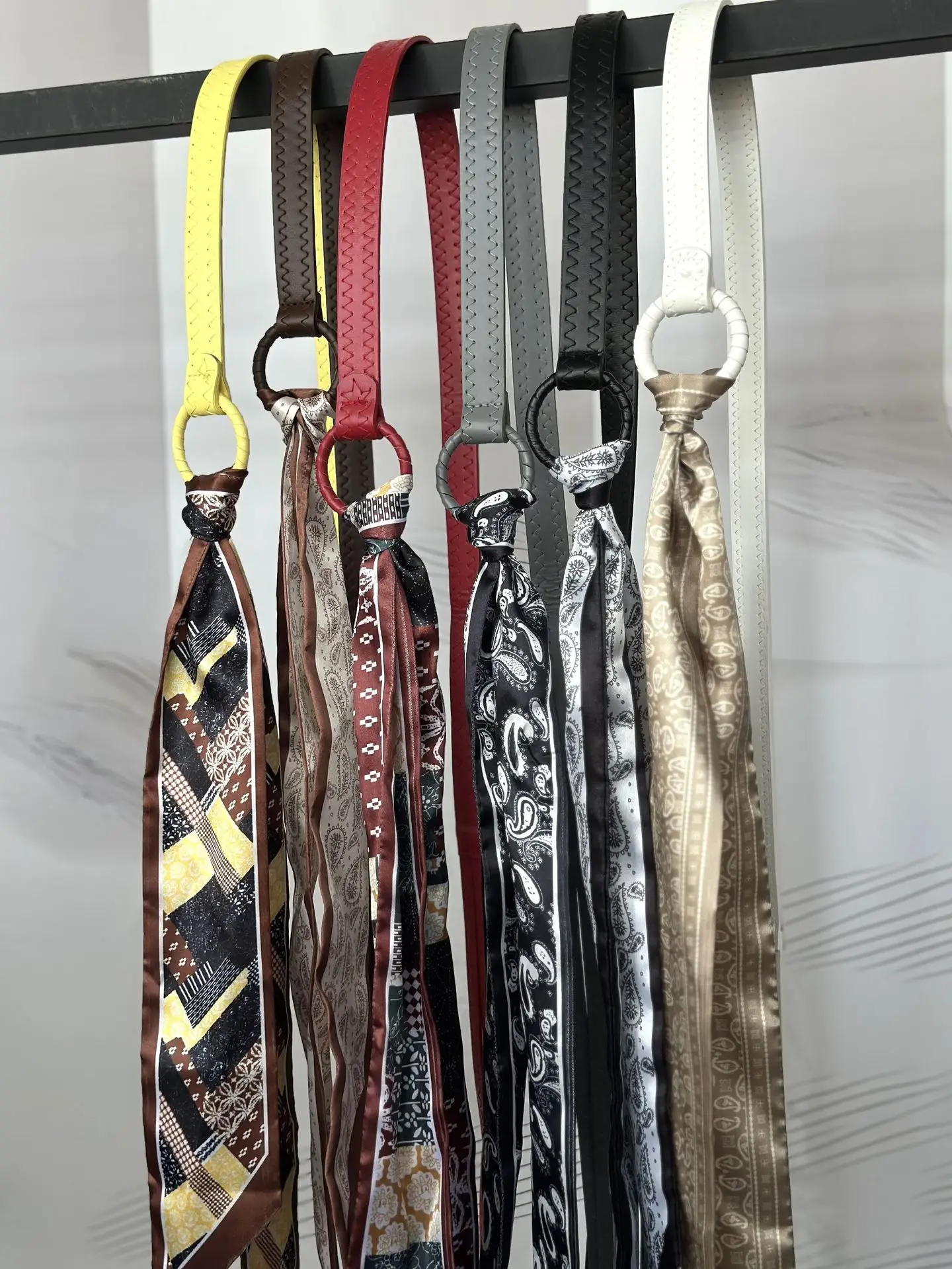 Retro Pattern Silk Belt for Women Hip Hop Punk Decoration — feature 16