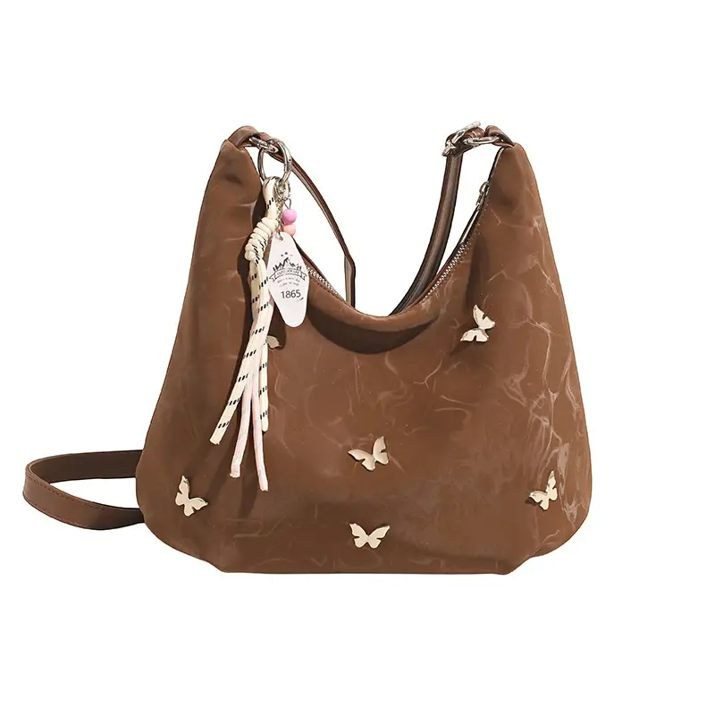 Women's Large Capacity Crossbody Bag with Tassel - Image 5