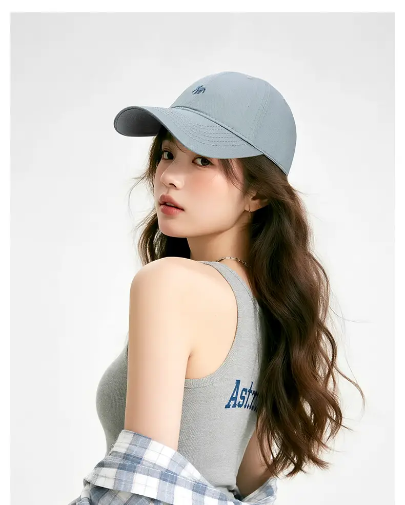 Women Baseball Caps with Fox Embroidery & Large Brim — feature 12