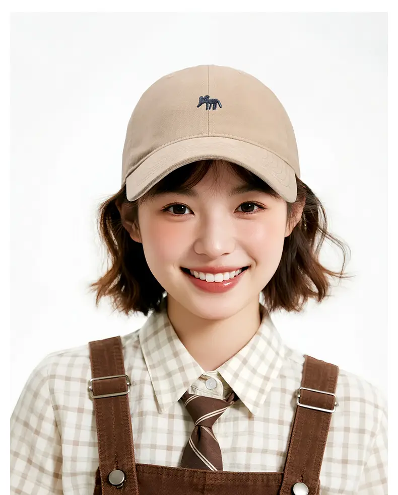 Women Baseball Caps with Fox Embroidery & Large Brim — feature 13