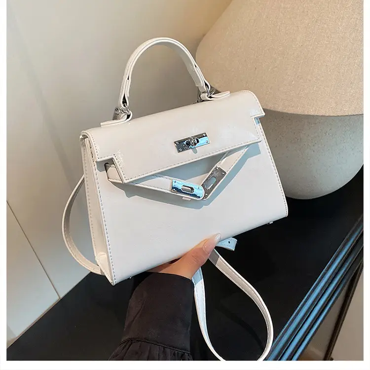 Red Square Handbag for Women 2025 New Versatile Shoulder Crossbody Kelly Bag — feature 21