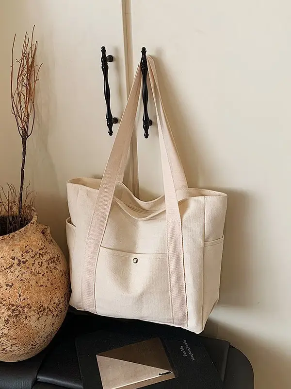Casual Western Style Large Tote Bag for College Students - Image 5