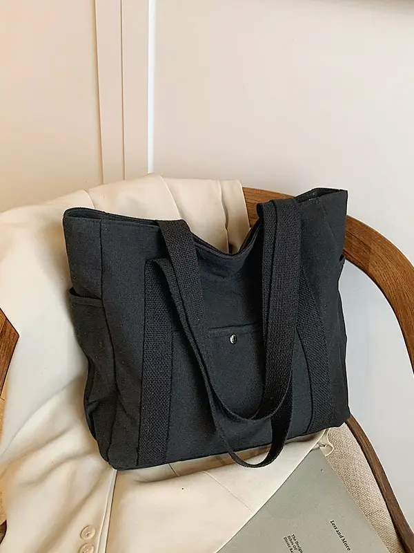 Casual Western Style Large Tote Bag for College Students - Image 6
