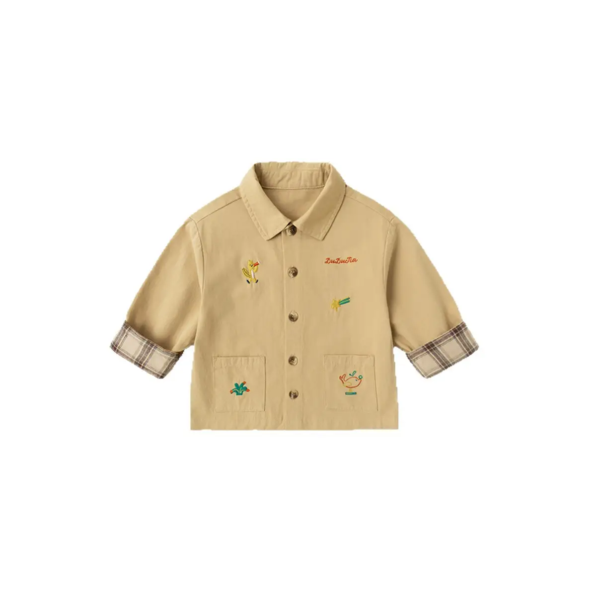 Dudu Home Kids Windbreaker T-Shirt White 30x30