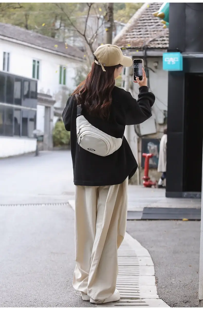 Orange Crossbody Bag for Women Casual Sports Luggage — feature 12