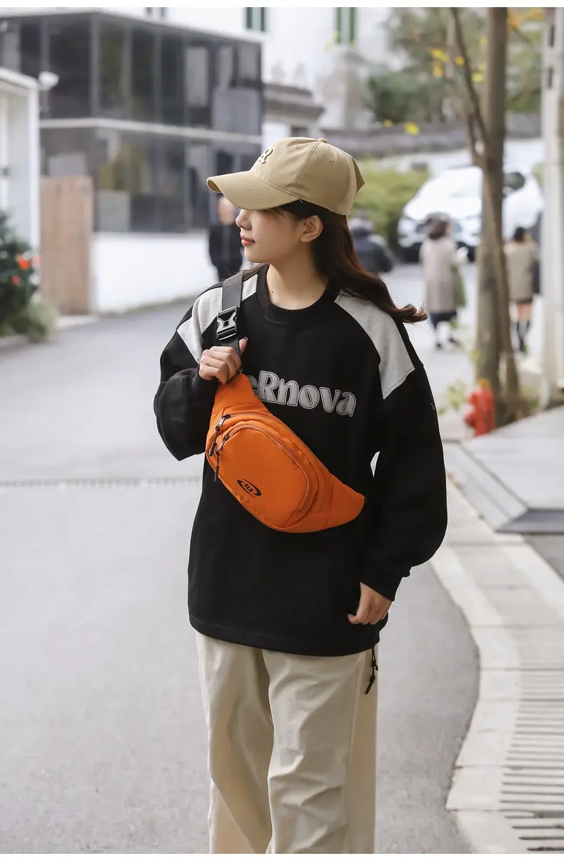 Orange Crossbody Bag for Women Casual Sports Luggage — feature 21