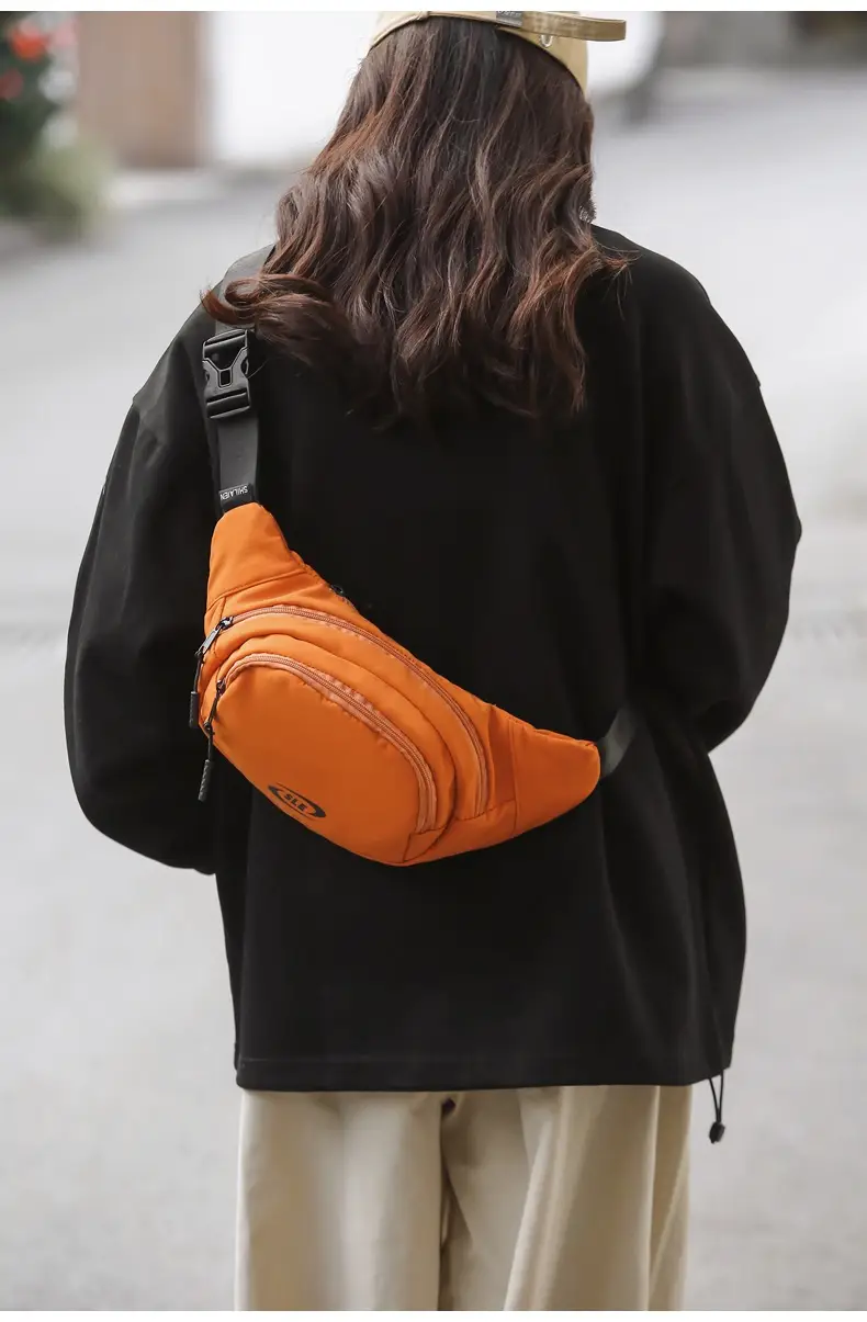 Orange Crossbody Bag for Women Casual Sports Luggage — feature 23