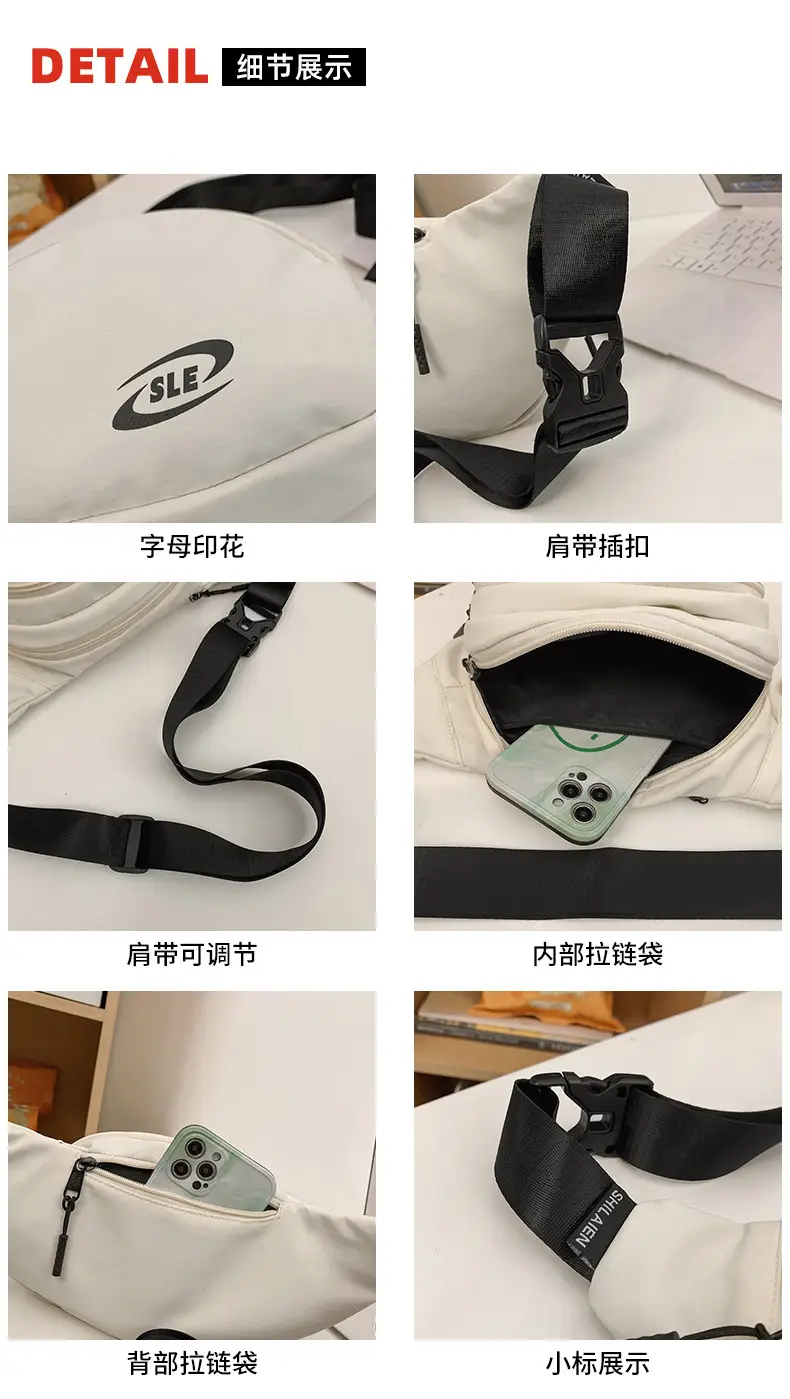 Orange Crossbody Bag for Women Casual Sports Luggage — feature 29