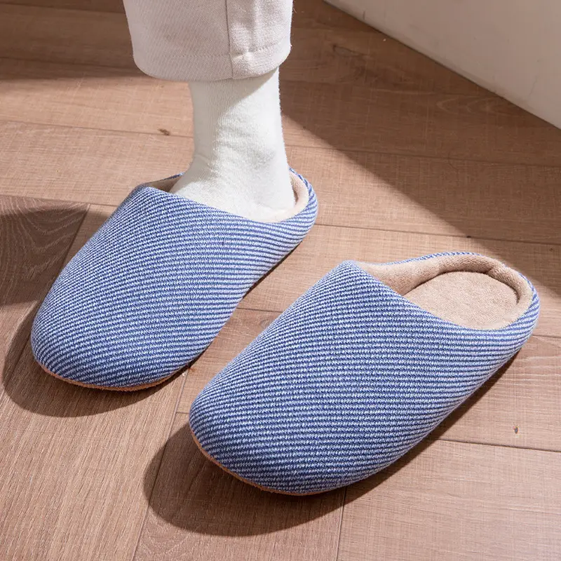 Japanese-Style Cotton Slippers for Men Women All Season Warm Non-Slip - Image 8